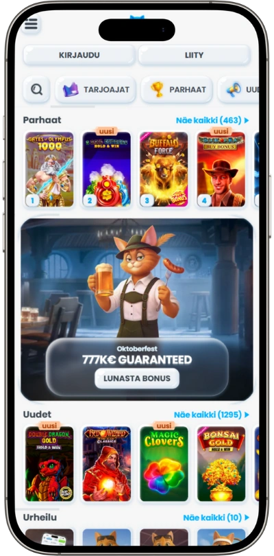 Cazimbo Mobiilikäyttö