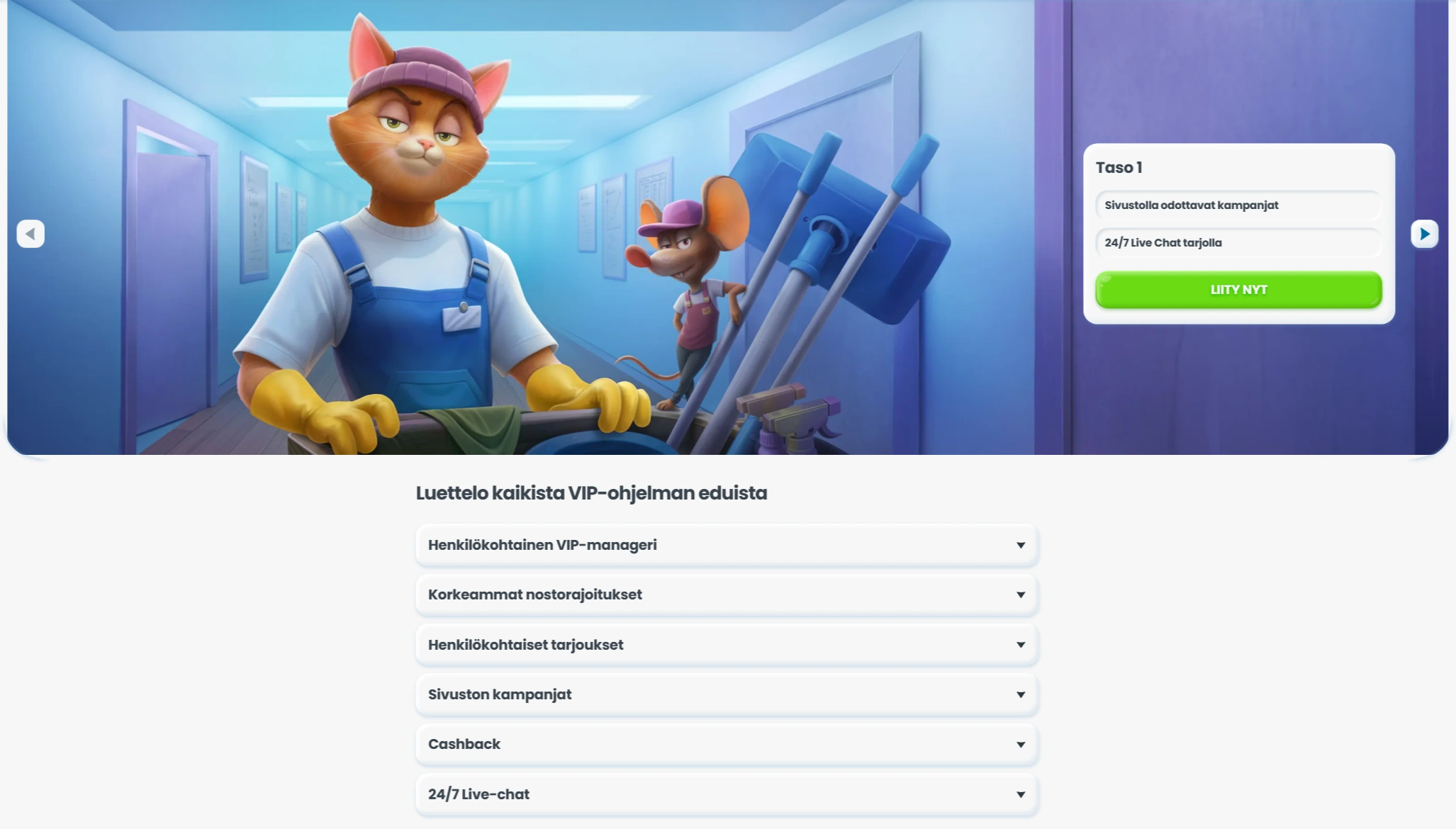 VIP-jäsenyys Cazimbo Casinolla